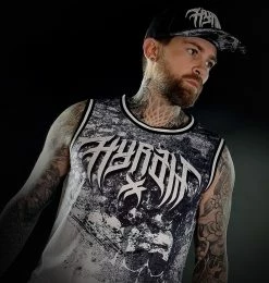 Men's Tank Top (jersey) HYRAW - CATACOMB 10 Men's Tank Top (jersey) HYRAW - CATACOMB -Halloween Mens Wear Store hyraw debardeur homme catacomb 3