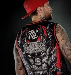 Men's Tank Top (jersey) HYRAW - CERBERE -Halloween Mens Wear Store hyraw debardeur homme cerbere 3