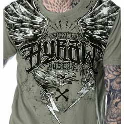 T-shirt Hardcore Men's - EAGLE - HYRAW -Halloween Mens Wear Store hyraw tee shirt homme eagle 3