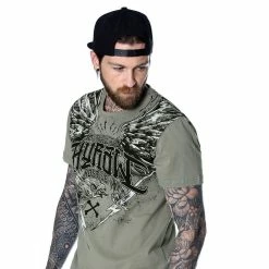 T-shirt Hardcore Men's - EAGLE - HYRAW -Halloween Mens Wear Store hyraw tee shirt homme eagle 5