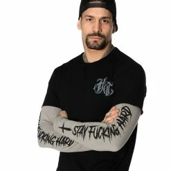 Men's Shirt With A Long Sleeve HYRAW - BLAZON -Halloween Mens Wear Store hyraw tee shirt homme manches longues blazon 3