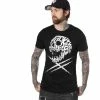 Men's T-shirt HYRAW - Graphic - F ** K THE RULES -Halloween Mens Wear Store hyraw tee shirt noir homme fk the rules 1