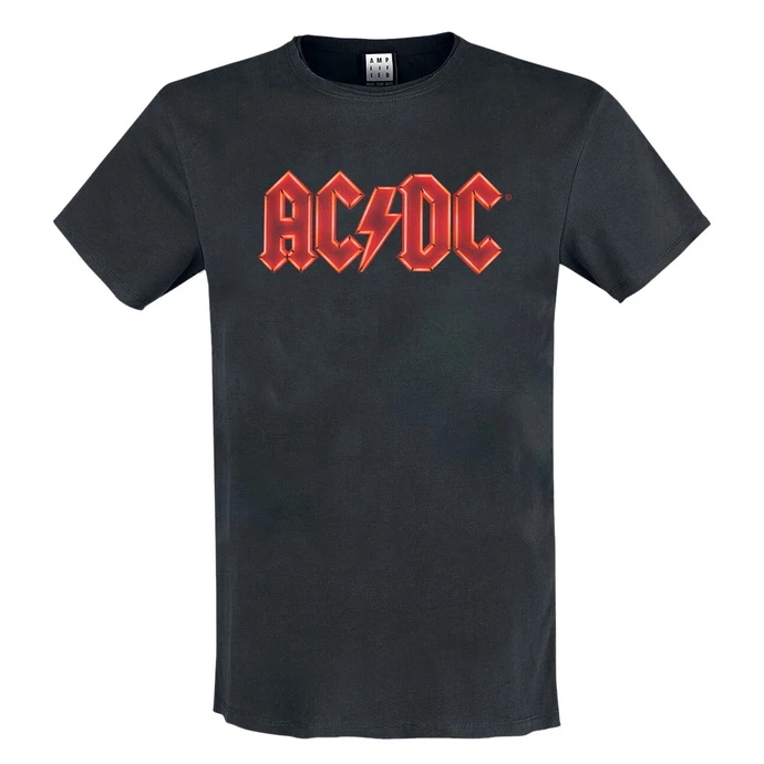 Men's T-shirt AC/DC - I POWER UP LOGO - CHARCOAL - AMPLIFIED 3 Men's T-shirt AC/DC - I POWER UP LOGO - CHARCOAL - AMPLIFIED