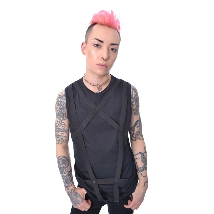 Men's Top POIZEN INDUSTRIES - JAGO - BLACK 3 Men's Top POIZEN INDUSTRIES - JAGO - BLACK