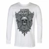 T-shirt Metal Men's Amon Amarth - GREY SKULL - PLASTIC HEAD -Halloween Mens Wear Store jj009