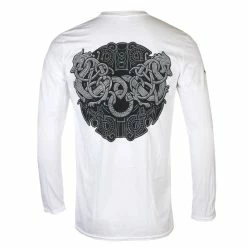 T-shirt Metal Men's Amon Amarth - GREY SKULL - PLASTIC HEAD -Halloween Mens Wear Store jj010