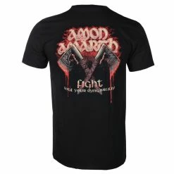 T-shirt Metal Men's Amon Amarth - FIGHT - PLASTIC HEAD -Halloween Mens Wear Store jj018