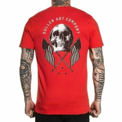 Men's T-shirt SULLEN - OLD GLORY - RED