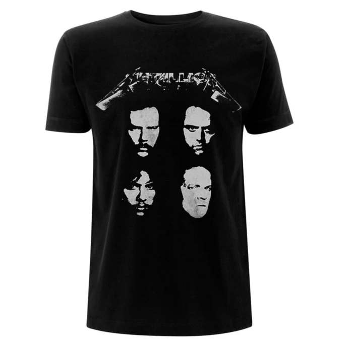 Men's T-shirt Metallica - 4 Faces - Black 3 Men's T-shirt Metallica - 4 Faces - Black