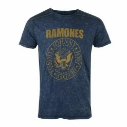 Men's T-shirt Ramones - Presidential Morel Snow Wash - NAVY - ROCK OFF