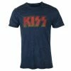 Men's T-shirt KISS - Classic Logo - Snow Wash - ROCK OFF
