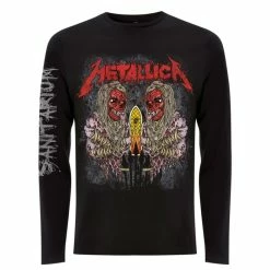 Men's T-shirt Long Sleeve Metallica - Sanitarium - Black