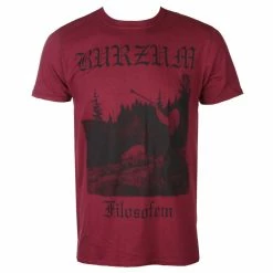 T-shirt Metal Men's Burzum - FILOSOFEM 3 (MAROON) - PLASTIC HEAD