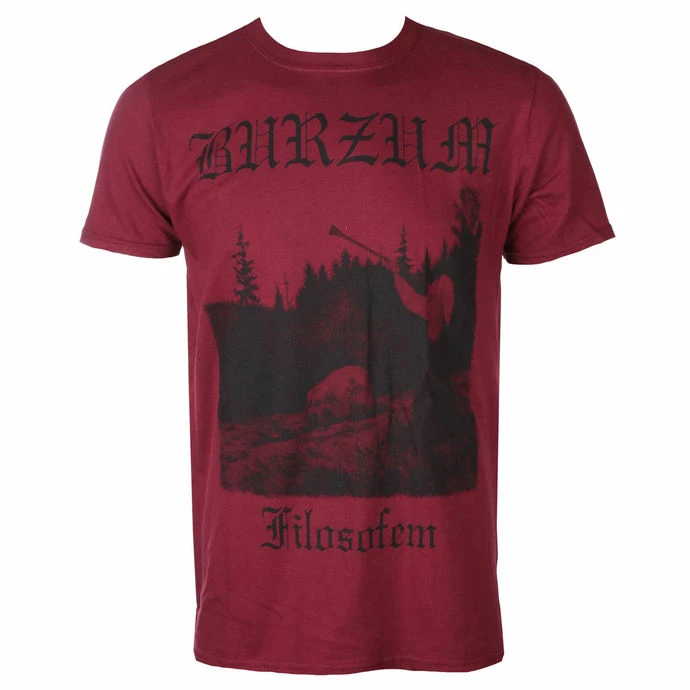 T-shirt Metal Men's Burzum - FILOSOFEM 3 (MAROON) - PLASTIC HEAD 3 T-shirt Metal Men's Burzum - FILOSOFEM 3 (MAROON) - PLASTIC HEAD