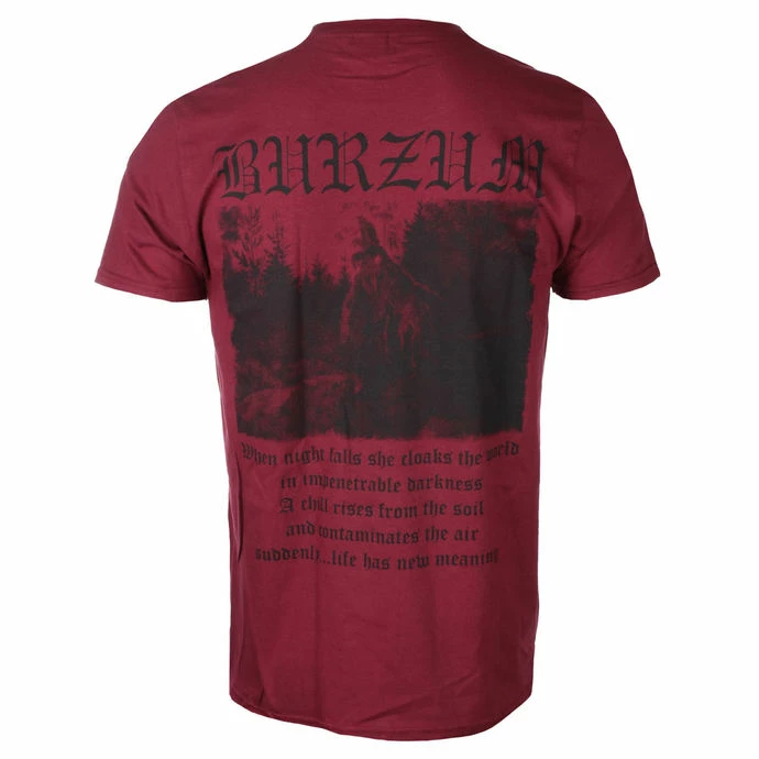 T-shirt Metal Men's Burzum - FILOSOFEM 3 (MAROON) - PLASTIC HEAD 4 T-shirt Metal Men's Burzum - FILOSOFEM 3 (MAROON) - PLASTIC HEAD - Image 2