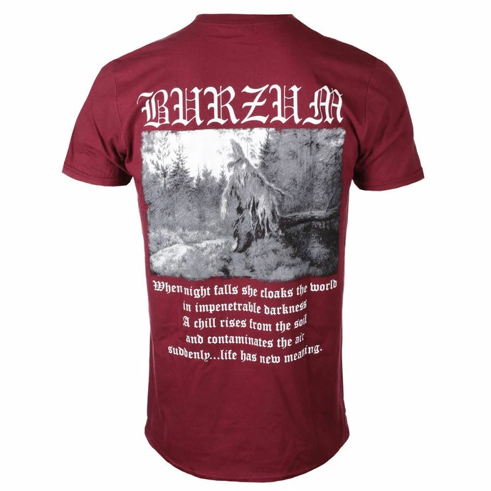 T-shirt Metal Men's Burzum - FILOSOFEM 2018 (MAROON) - PLASTIC HEAD 4 T-shirt Metal Men's Burzum - FILOSOFEM 2018 (MAROON) - PLASTIC HEAD - Image 2