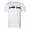 Men's T-shirt LINKIN PARK - BRACKET LOGO (WHITE) - PLASTIC HEAD -Halloween Mens Wear Store qqa018