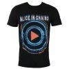 Men's T-shirt Alice In Chains - Played - Black - ROCK OFF -Halloween Mens Wear Store rdd009