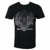 T-shirt Metal Men's AC-DC - Black Ice - ROCK OFF -Halloween Mens Wear Store rf 046