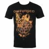 Men's T-shirt Disturbed - Burning Belief - Blk - ROCK OFF -Halloween Mens Wear Store rock off 007