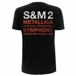 Men's T-shirt Metallica - S&M2 Scratch Cello - Black -Halloween Mens Wear Store rt8xsa5df