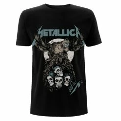 Men's T-shirt Metallica - S&M2 Skulls - Black