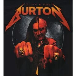 T-shirt Men Cliff Burton - Ray & Cliff Burton - Black -Halloween Mens Wear Store saa018
