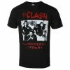 Men's T-shirt Clash - Sandinista Tour - BLACK - ROCK OFF 1 Men's T-shirt Clash - Sandinista Tour - BLACK - ROCK OFF -Halloween Mens Wear Store saa025