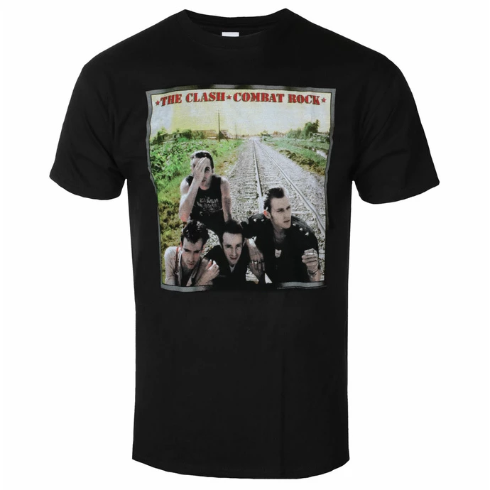 Men's T-shirt Clash - Combat Rock - BLACK - ROCK OFF 3 Men's T-shirt Clash - Combat Rock - BLACK - ROCK OFF