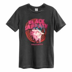 T-shirt Metal Men's Black Sabbath - PARANOID - AMPLIFIED -Halloween Mens Wear Store sabathz6DQ