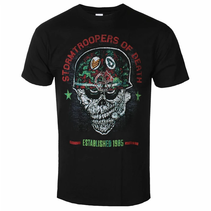 Men's T-shirt S.O.D. - Stormtroopers Of Death Helmet Head 3 Men's T-shirt S.O.D. - Stormtroopers Of Death Helmet Head
