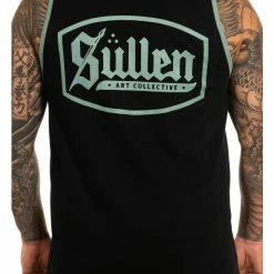 Men's Tank Top SULLEN - LINCOLN - BLACK -Halloween Mens Wear Store scm3986 4mwzwvh