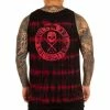Men's Tank Top SULLEN - BOH QUAKE - BLACK / RED - EARTHQUAKE -Halloween Mens Wear Store scm4385 15xmddg