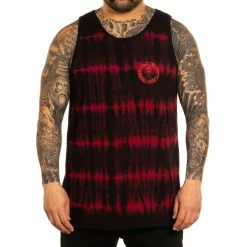 Men's Tank Top SULLEN - BOH QUAKE - BLACK / RED - EARTHQUAKE -Halloween Mens Wear Store scm4385 16xmddg