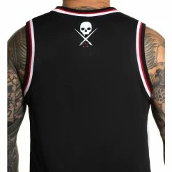 Men's Tank Top (jersey) SULLEN - DEATH - BLACK 9 Men's Tank Top (jersey) SULLEN - DEATH - BLACK -Halloween Mens Wear Store scm4637 9zztr