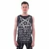 Men's Tank Top HEARTLESS - SCRIPT - BLACK 1 Men's Tank Top HEARTLESS - SCRIPT - BLACK -Halloween Mens Wear Store script vest mens black heartless 193