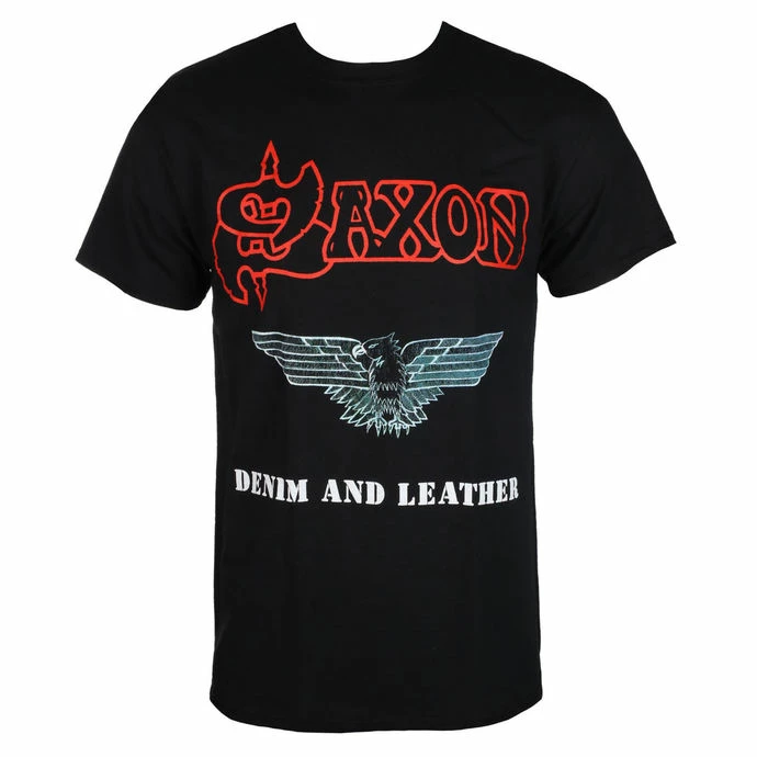 T-shirt Metal Men's Saxon - DENIM & LEATHER - RAZAMATAZ 3 T-shirt Metal Men's Saxon - DENIM & LEATHER - RAZAMATAZ