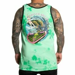 Men's Tank Top SULLEN - GRIM RIPPER - NEPTUNE/DK.NEPTUNE CRYSTAL WSH