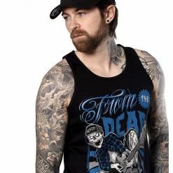 Men's Tank Top HYRAW - SUICIDAL NOIR -Halloween Mens Wear Store tkh suicidal bk3