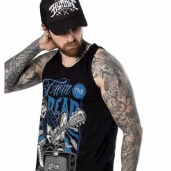 Men's Tank Top HYRAW - SUICIDAL NOIR -Halloween Mens Wear Store tkh suicidal bk6