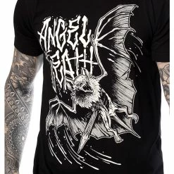 T-shirt Hardcore Men's - ANGEL OF DEATH - HYRAW -Halloween Mens Wear Store tsh angelofdeath5