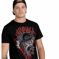 T-shirt Hardcore Men's - HARDCORE MONKEY - HYRAW -Halloween Mens Wear Store tsh hxcmonkey4
