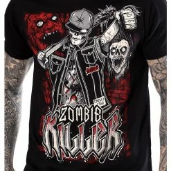 T-shirt Hardcore Men's - KILLER - HYRAW -Halloween Mens Wear Store tsh killer5