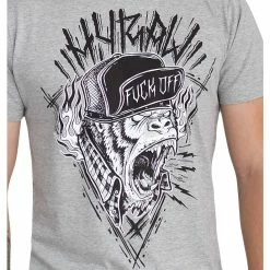 T-shirt Hardcore Men's - MONKEY - HYRAW -Halloween Mens Wear Store tsh monkey5