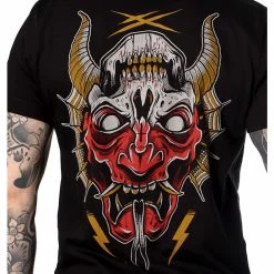 T-shirt Hardcore Men's - VOLTE FACE - HYRAW -Halloween Mens Wear Store tsh volteface5