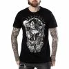 T-shirt Hardcore Men's - VOODOO QUEEN - HYRAW -Halloween Mens Wear Store tsh voodooqueen1
