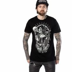 T-shirt Hardcore Men's - VOODOO QUEEN - HYRAW 11 T-shirt Hardcore Men's - VOODOO QUEEN - HYRAW -Halloween Mens Wear Store tsh voodooqueen4