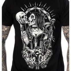 T-shirt Hardcore Men's - VOODOO QUEEN - HYRAW 12 T-shirt Hardcore Men's - VOODOO QUEEN - HYRAW -Halloween Mens Wear Store tsh voodooqueen5