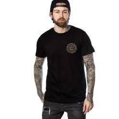 T-shirt Hardcore Men's - WAKE THE DEAD - HYRAW -Halloween Mens Wear Store tsh wakethedead4