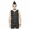 Men's Tank Top DEVIL FASHION - Indestructable Punk Tank Top With Chains -Halloween Mens Wear Store tt163 1
